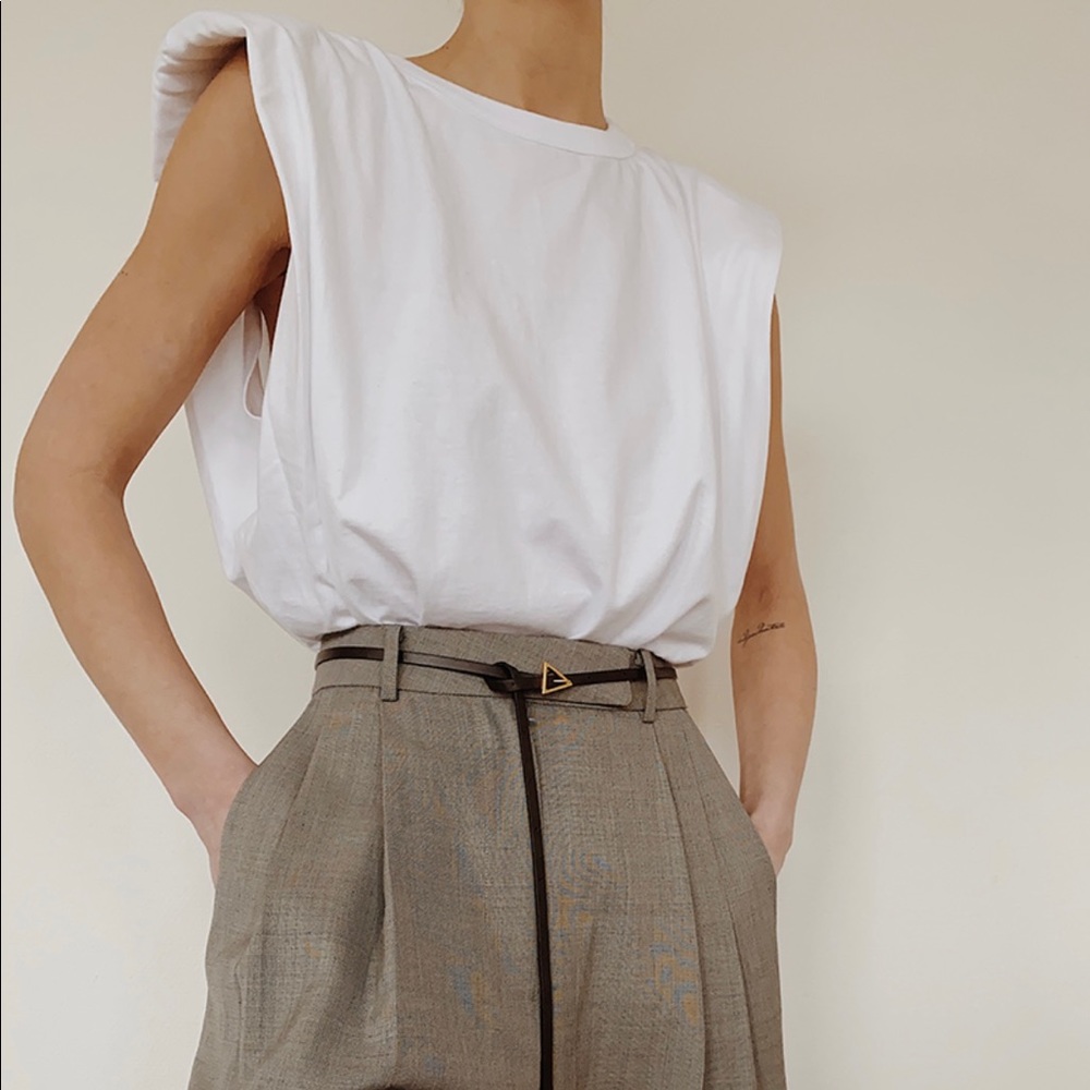 Eva Padded Shoulder Muscle Tank